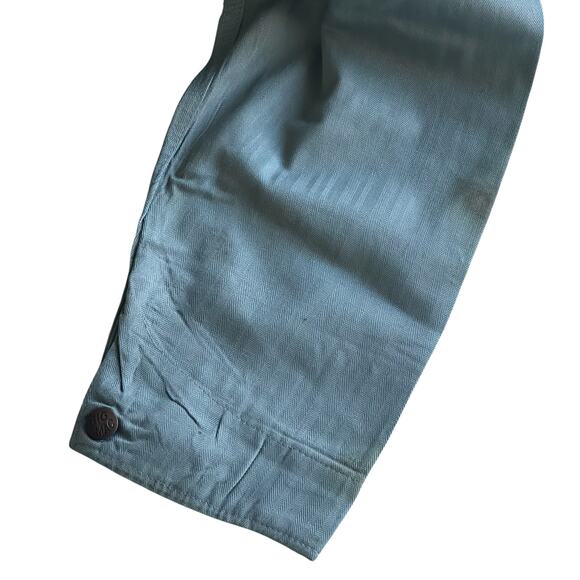 Vintage 60s Big Mac Sanforized Penneys Coveralls Size 42R Herringbone Denim - Picture 10 of 12